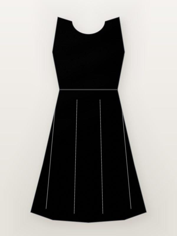Black Ribbed Knit Bodycon Dress