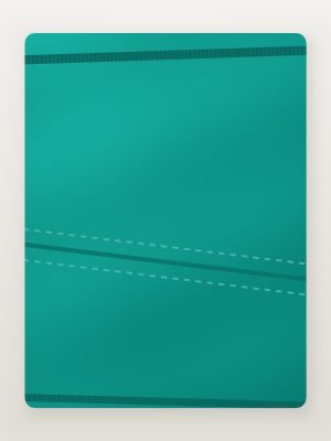 Teal Georgette Fit and Flare Midi Dress — detail view