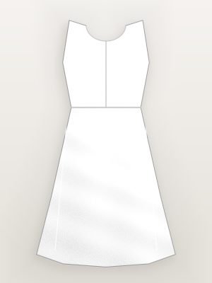 Girls White Embroidered Party Dress — back view