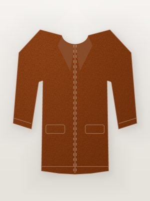 Brown Corduroy Trucker Jacket — front view