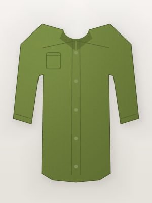 Olive Linen Blend Shirt and Trouser Co-ord Set — front view