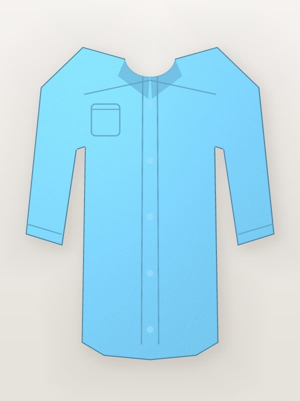 Sky Blue Checked Cotton Casual Shirt