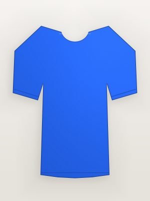 Boys Blue Graphic Print Cotton T-Shirt — back view