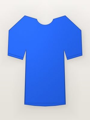 Boys Blue Graphic Print Cotton T-Shirt — front view