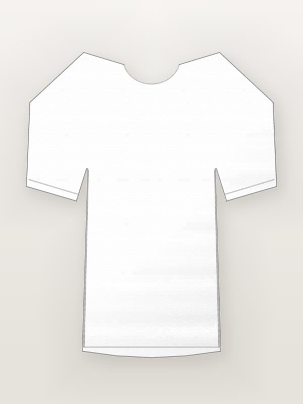 White Oversized Drop Shoulder Cotton Tee