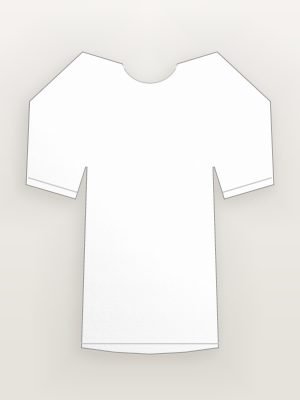 White Cotton Boat Neck Everyday Top — back view