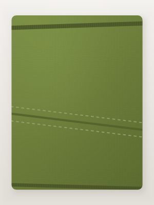 Olive Cotton Cargo Trousers — detail view