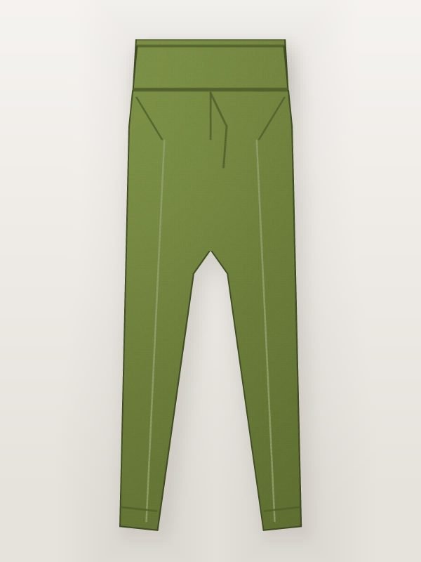 Olive Cotton Cargo Trousers