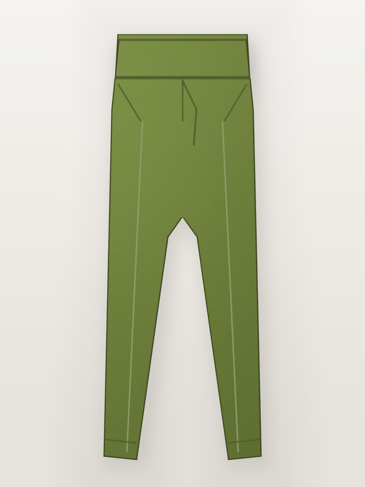 Olive Cotton Cargo Trousers